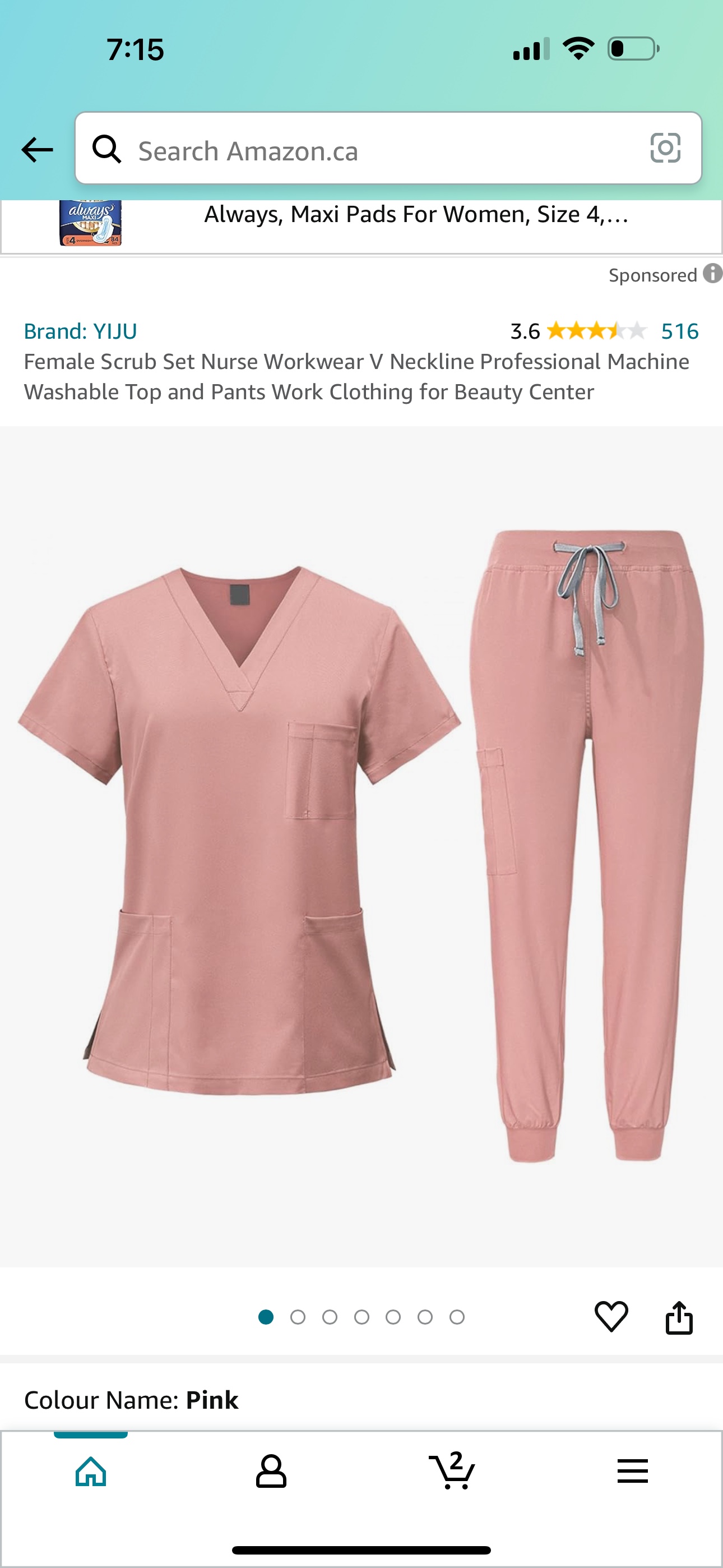 Brand New Female Scrubs Set thumbnail