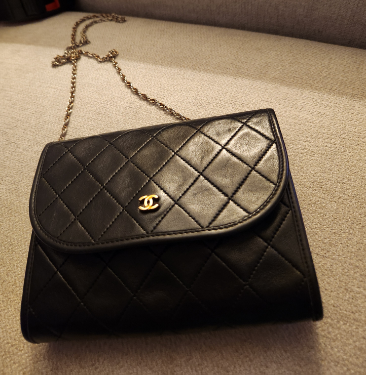 Chanel Quilted Black Leather Flap Bag