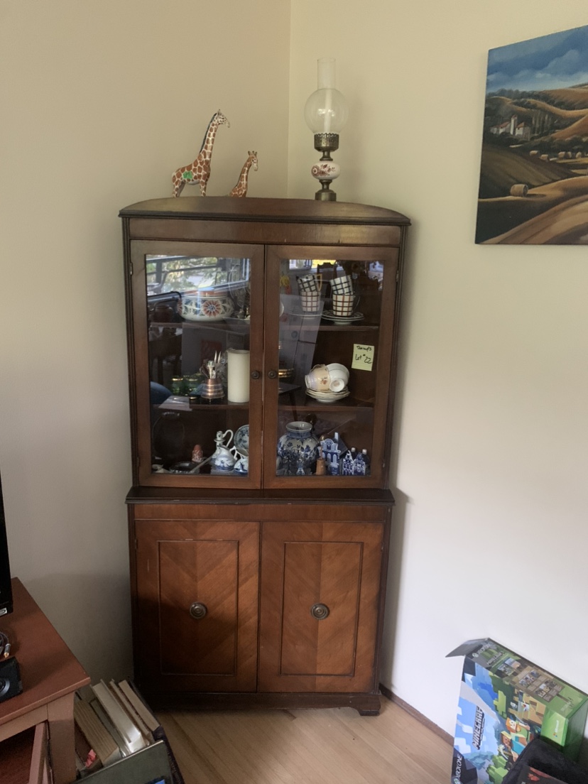 Wood Corner Cabinet thumbnail