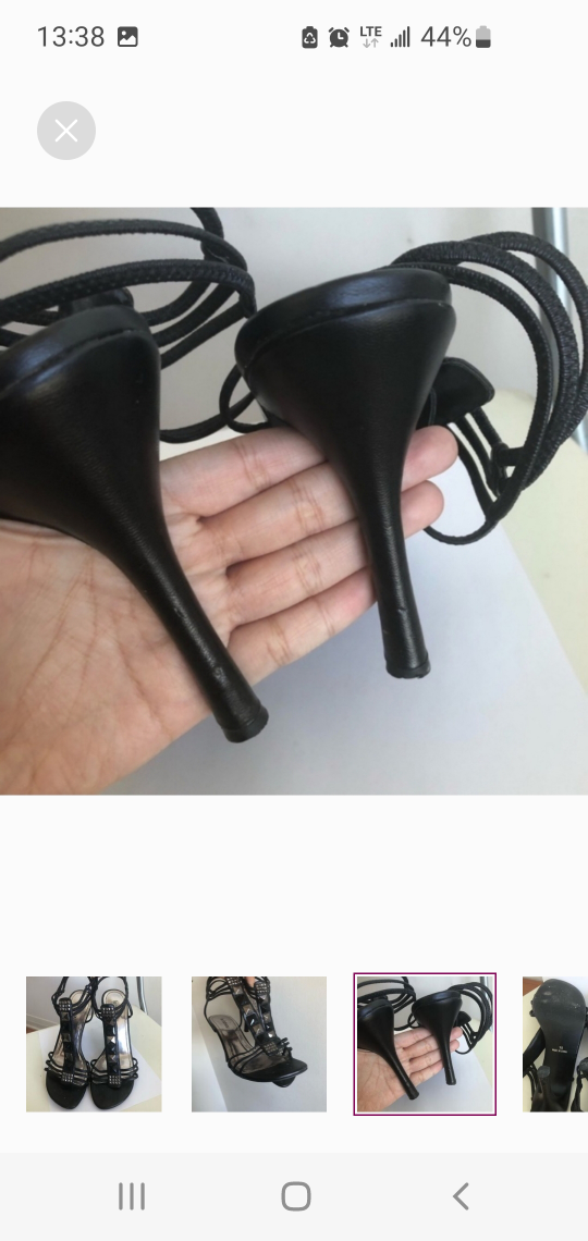 Black Strappy Heels from Le Chateau image indicator(3)