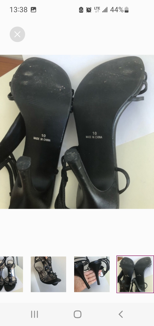 Black Strappy Heels from Le Chateau image indicator(4)