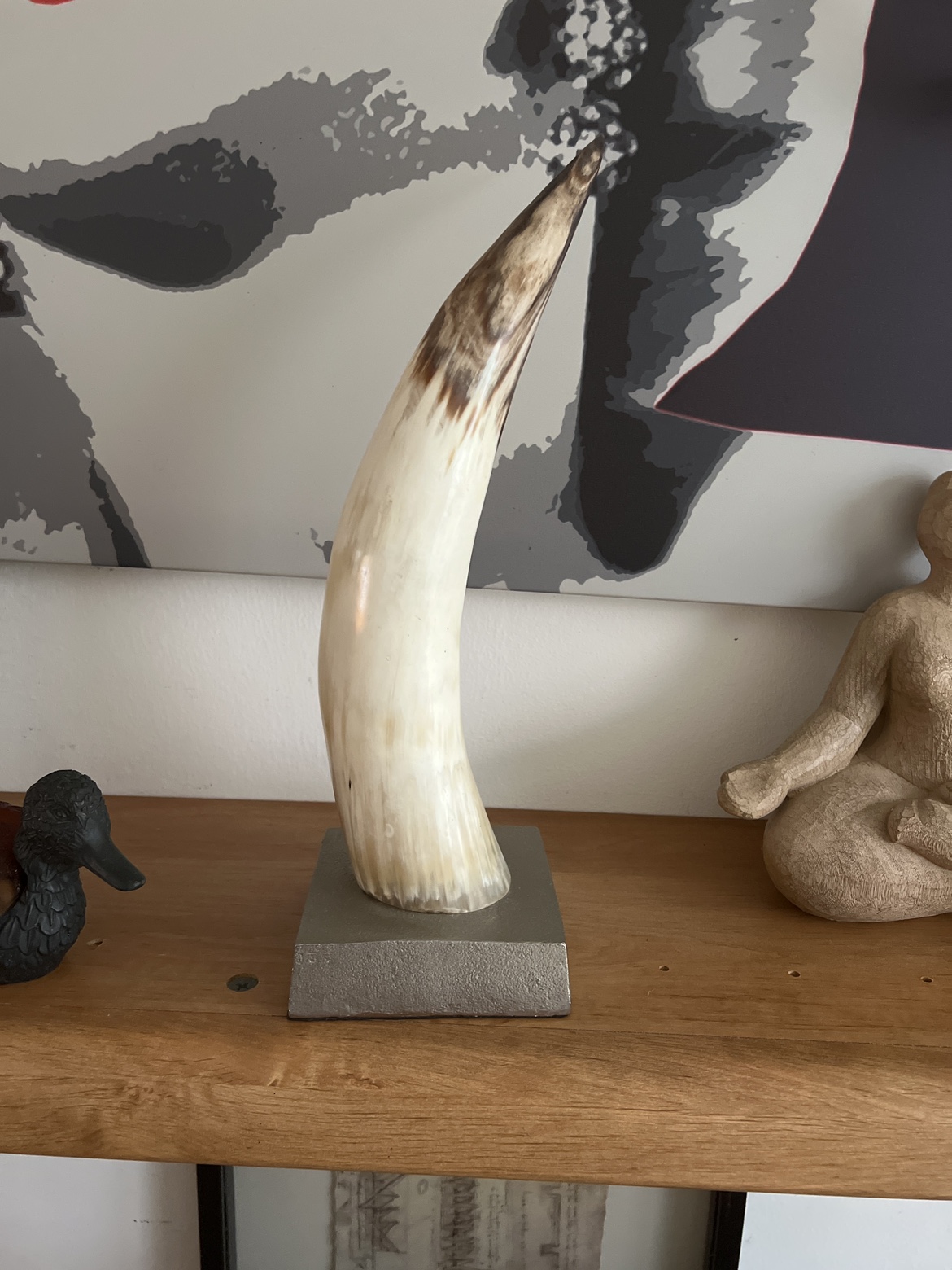 Real horn decoration 16 inch image indicator(2)