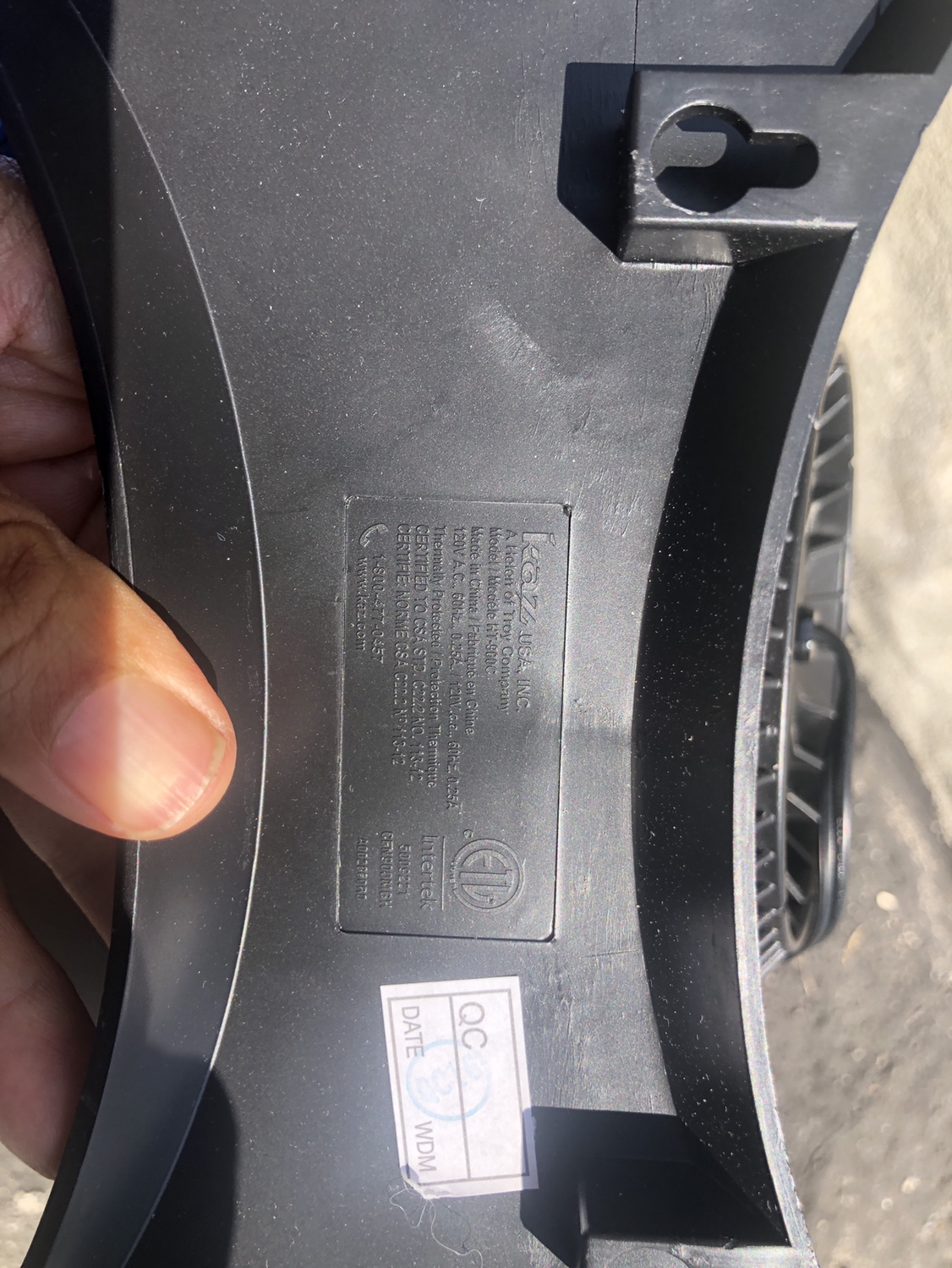 Honeywell Air Circulator Fan image indicator(3)