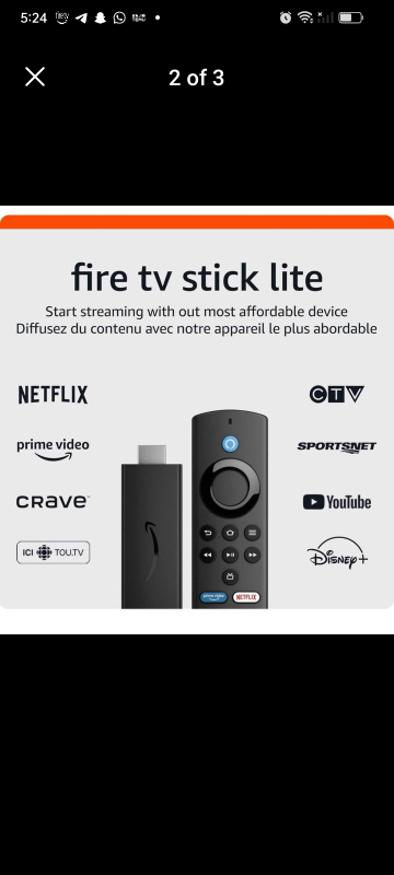 Amazon fire stick lite - photo 2