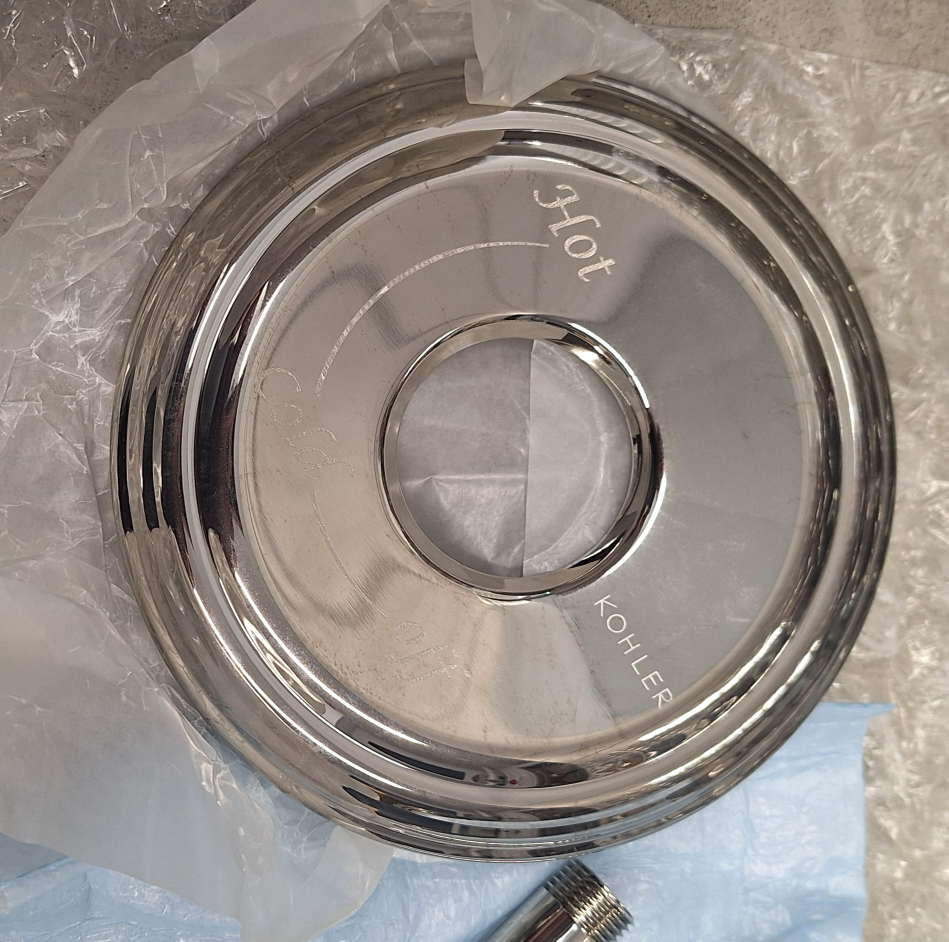 KOHLER TS396-4-CP Devonshire(R) Rite-Temp(R) Shower Valve Trim image indicator(5)