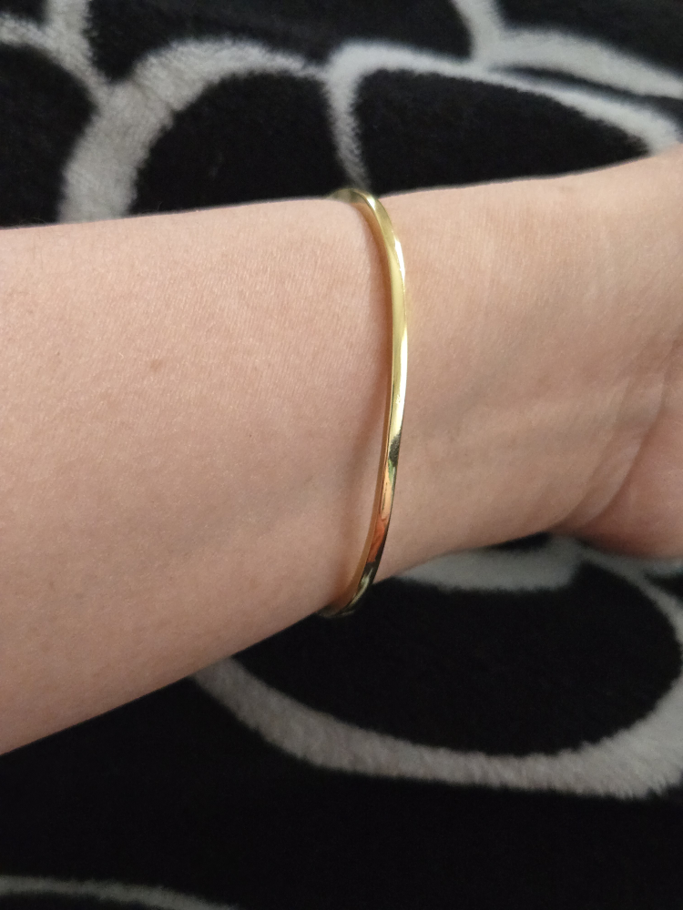 gold open bangle new ✨️ image indicator(5)