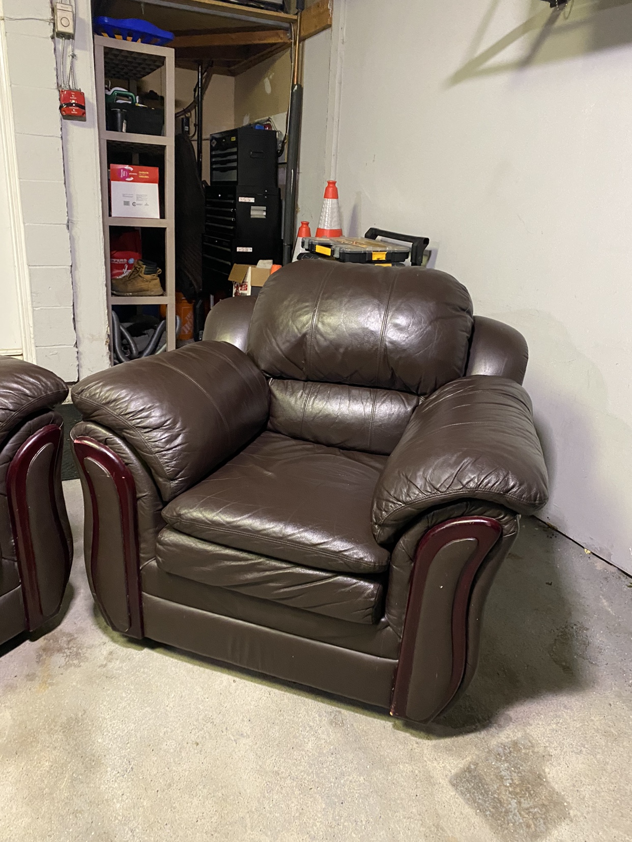Leather Sofa Set - photo 3