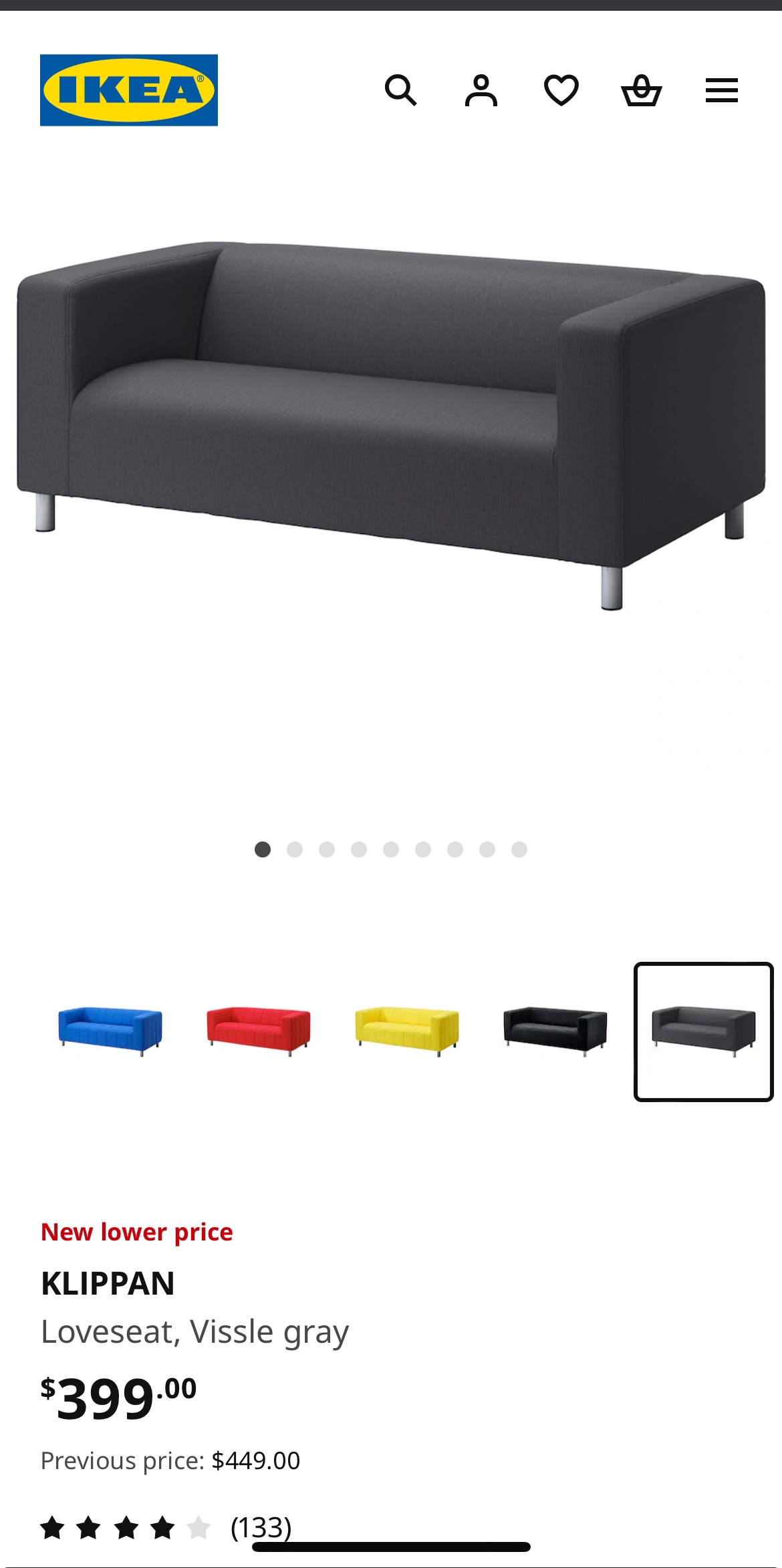 IKEA Klippan Sofa - photo 3