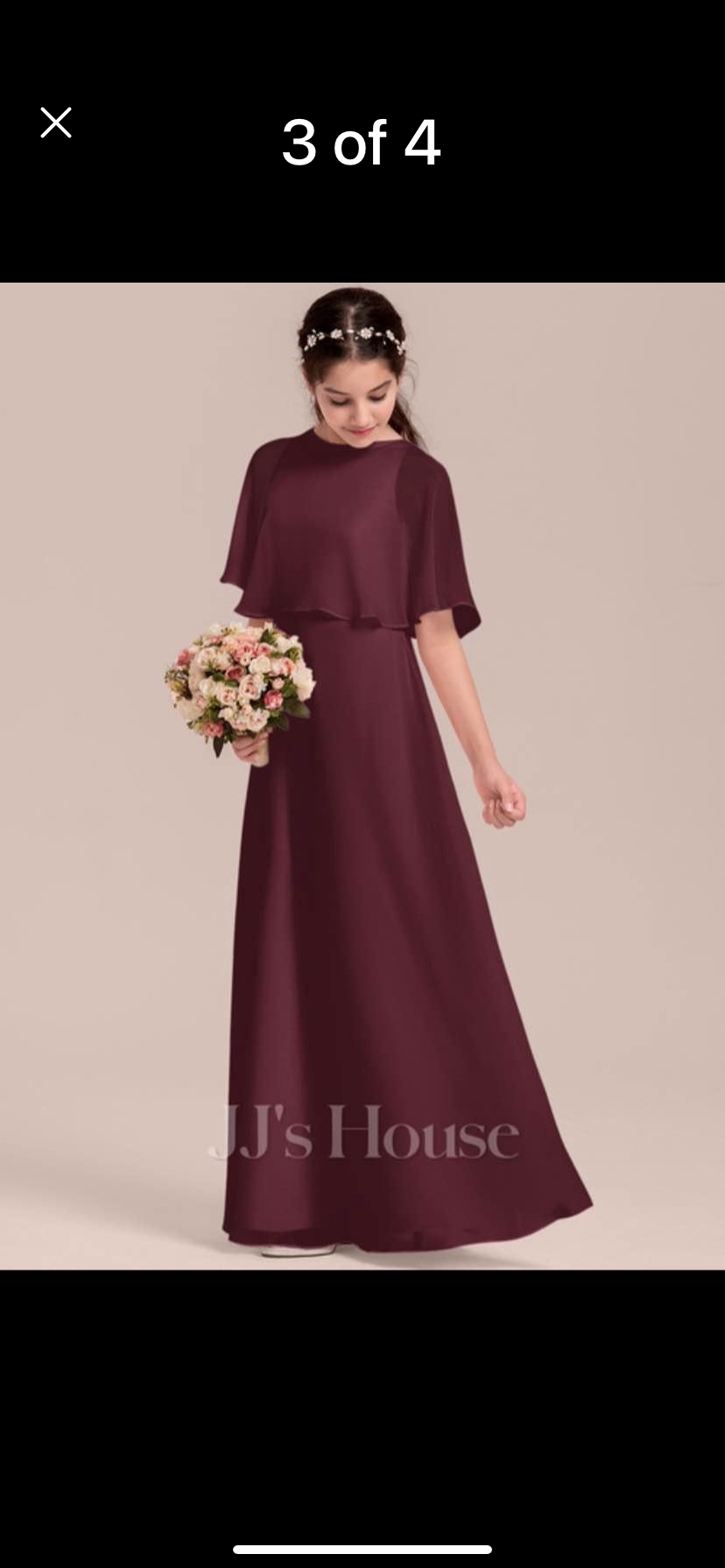 Burgundy Bridesmaid Dress - photo 2