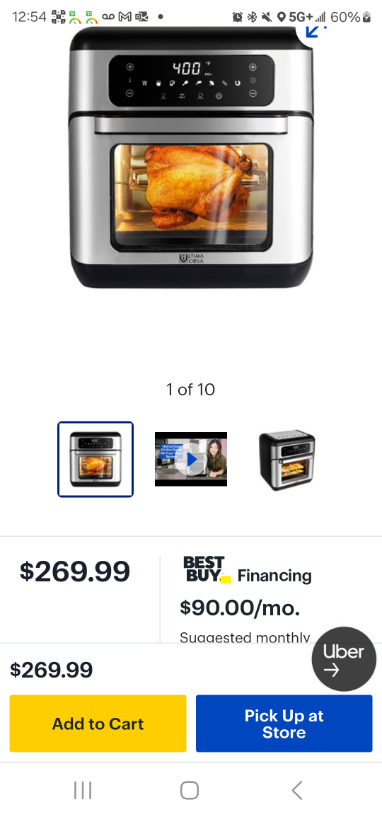 Air fryer and mini oven - photo 4