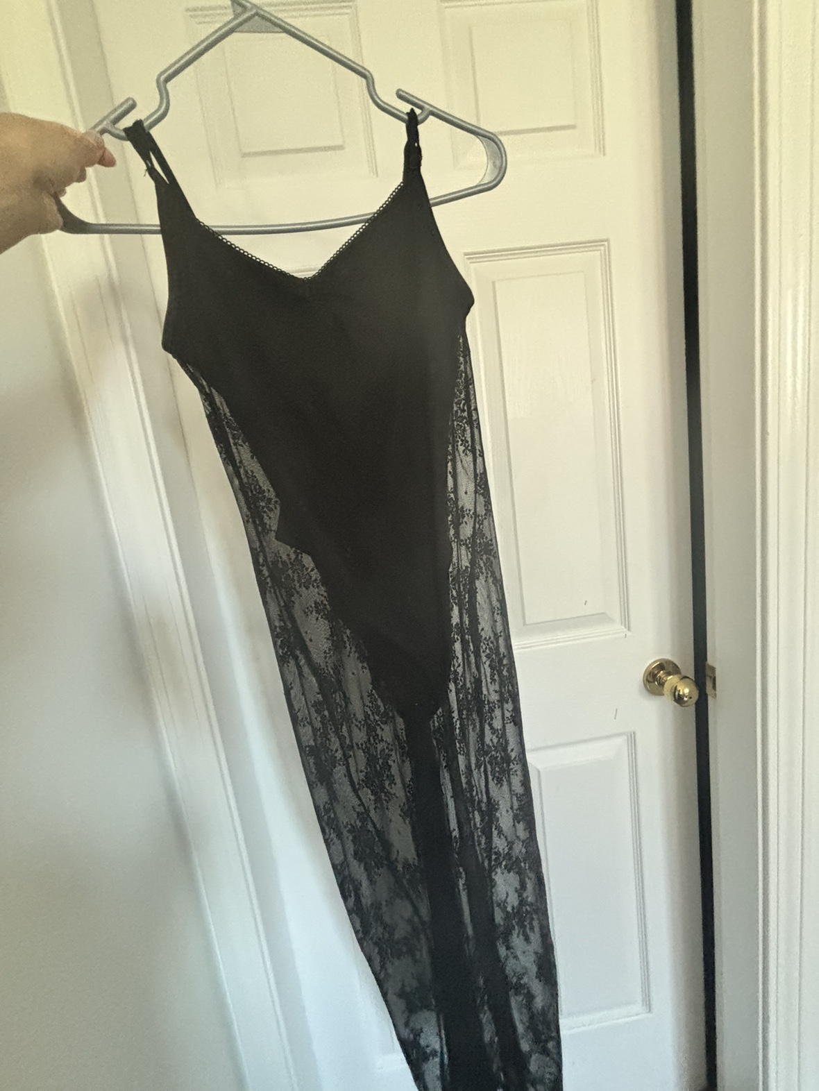 Black Lace Bodysuit dress