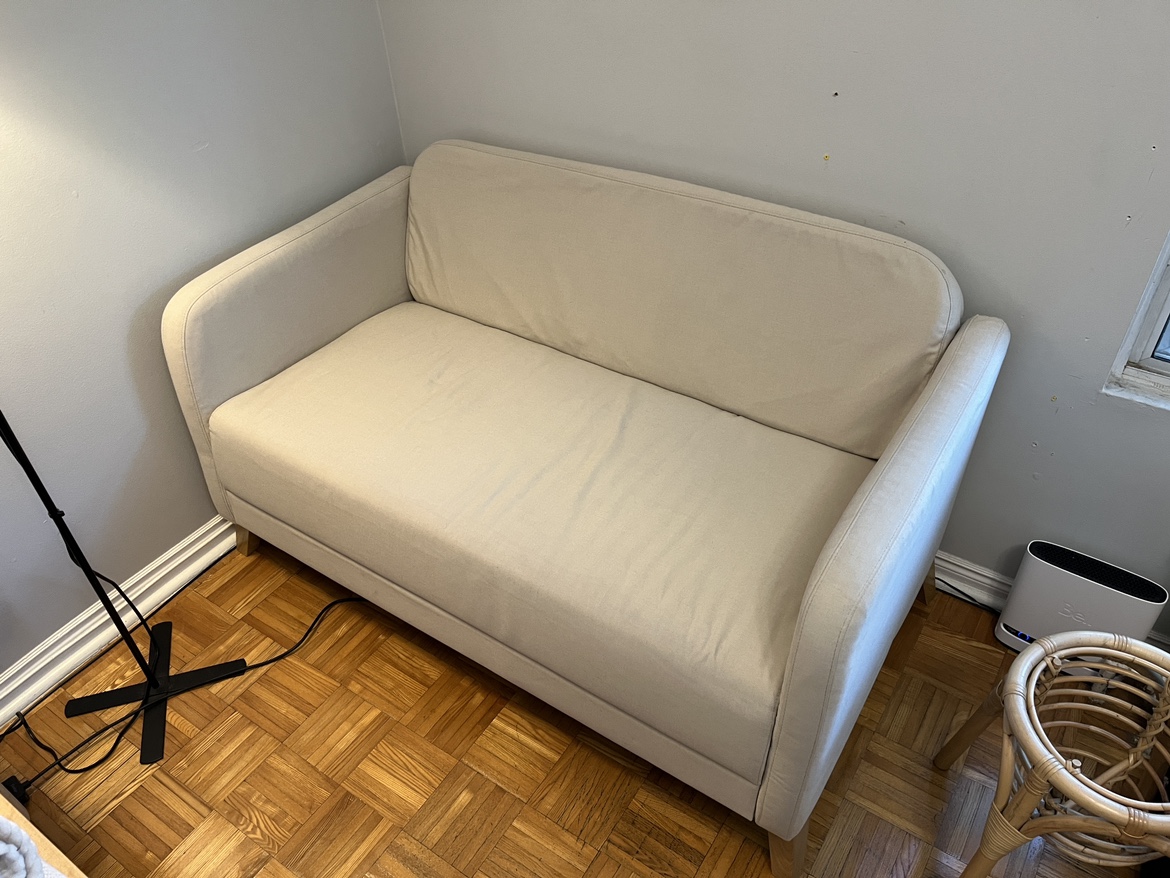 Ikea LINANÄS loveseat, vissle beige