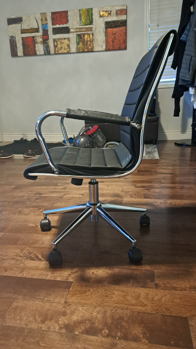 Black Office Chair with Arms - photo 2