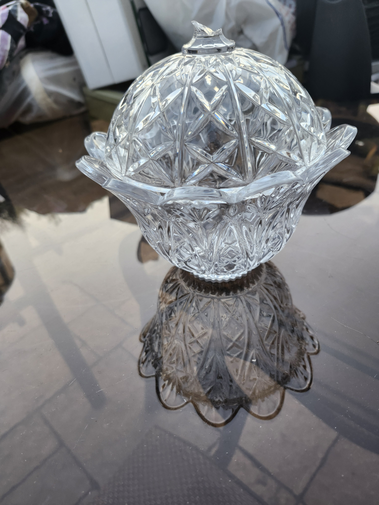Always & Forever Crystal Covered Bowl - photo 3