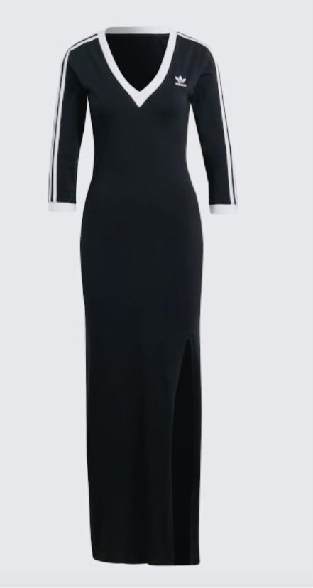 Adidas Black Maxi Dress -New
