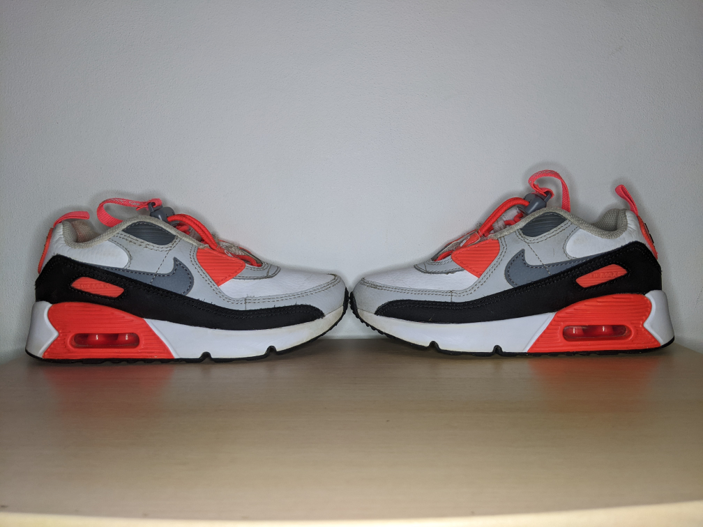Nike Air Max 90 Infrared Toggle Sz 13C Sneakers Shoes Trainers image indicator(7)