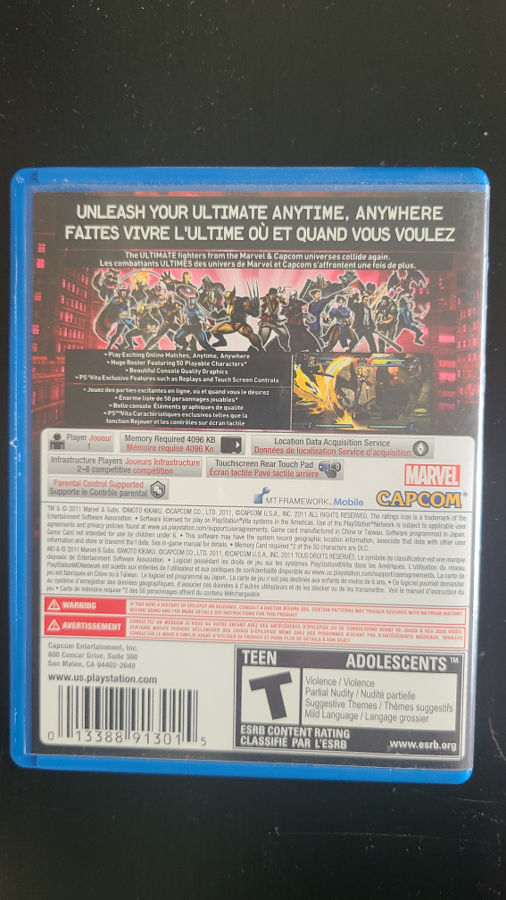 Ultimate MARVEL VS CAPCOM 3 (PS Vita) - photo 2