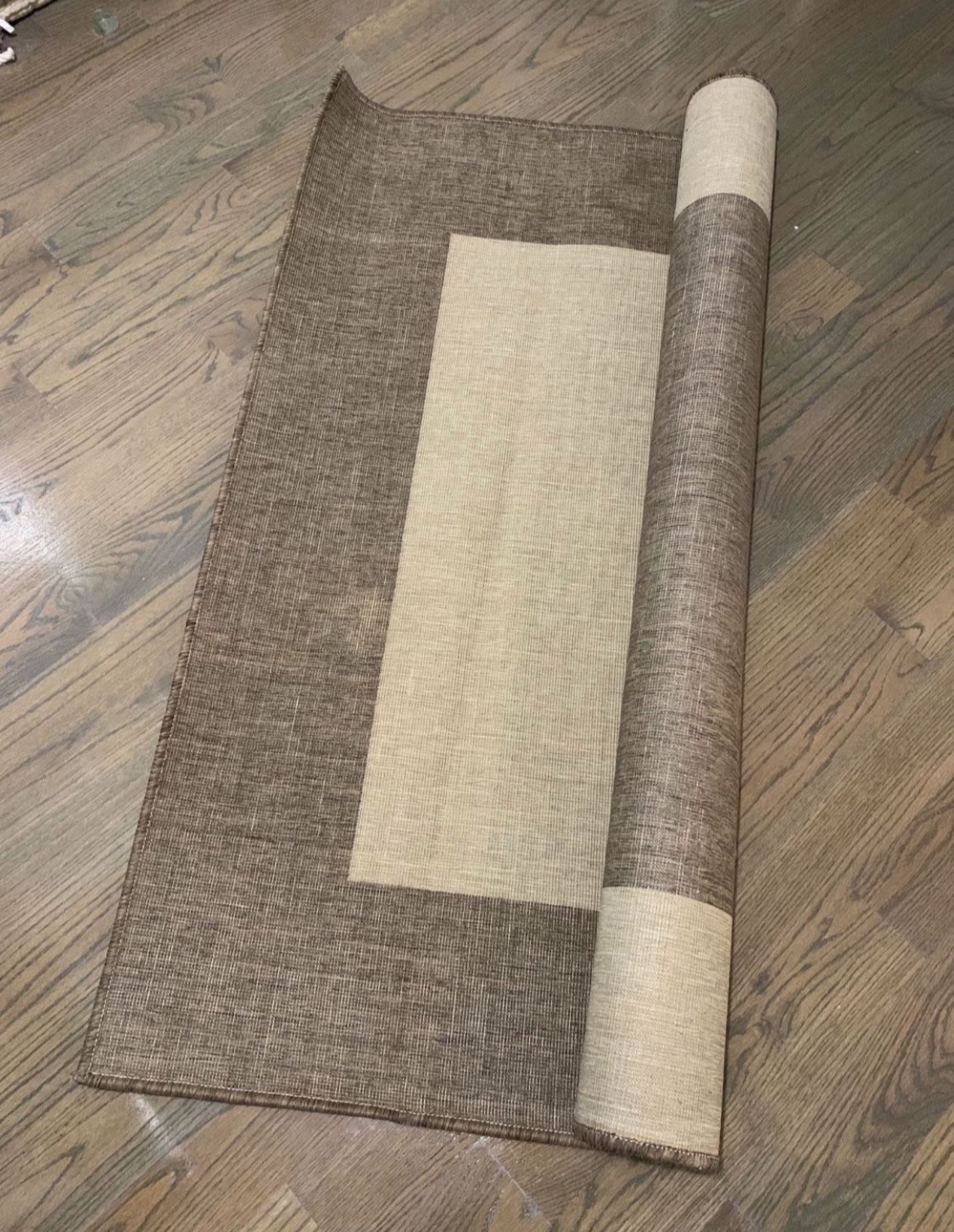Brown and Beige Area Rug