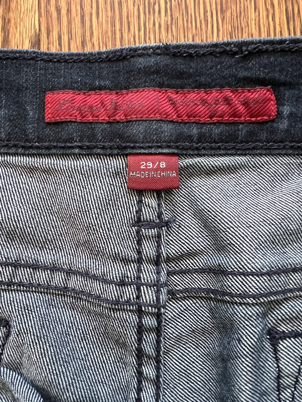Banana Republic Dark Wash Skinny Jeans image indicator(5)