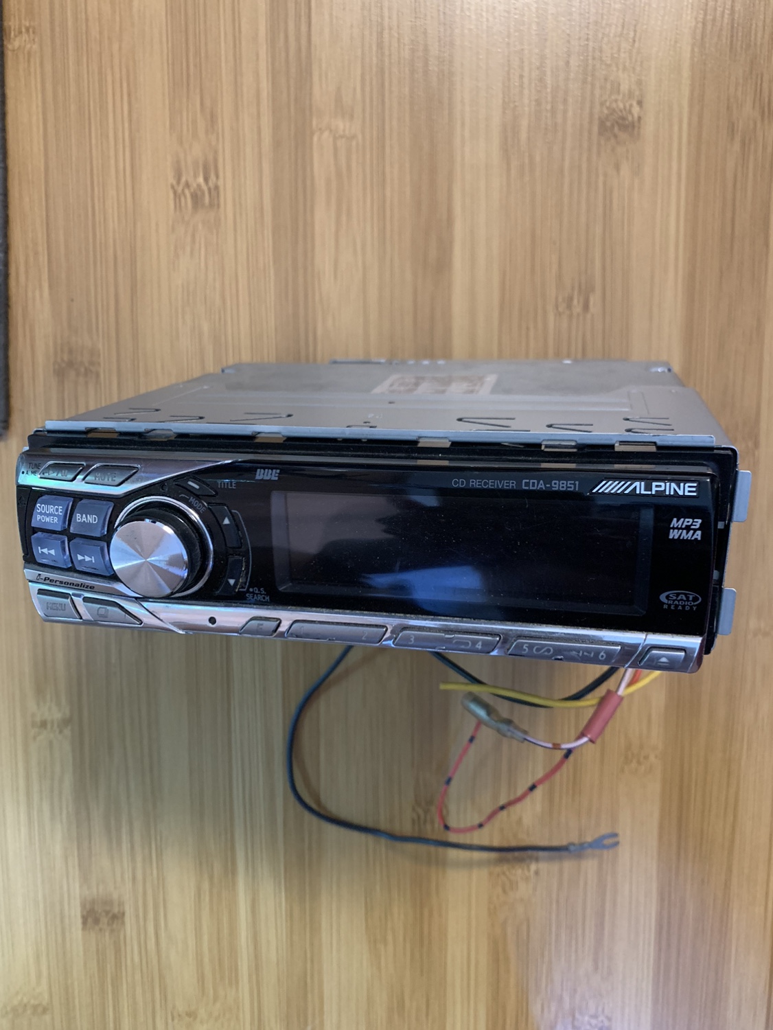 Alpine CDA-9851 CD Receiver thumbnail