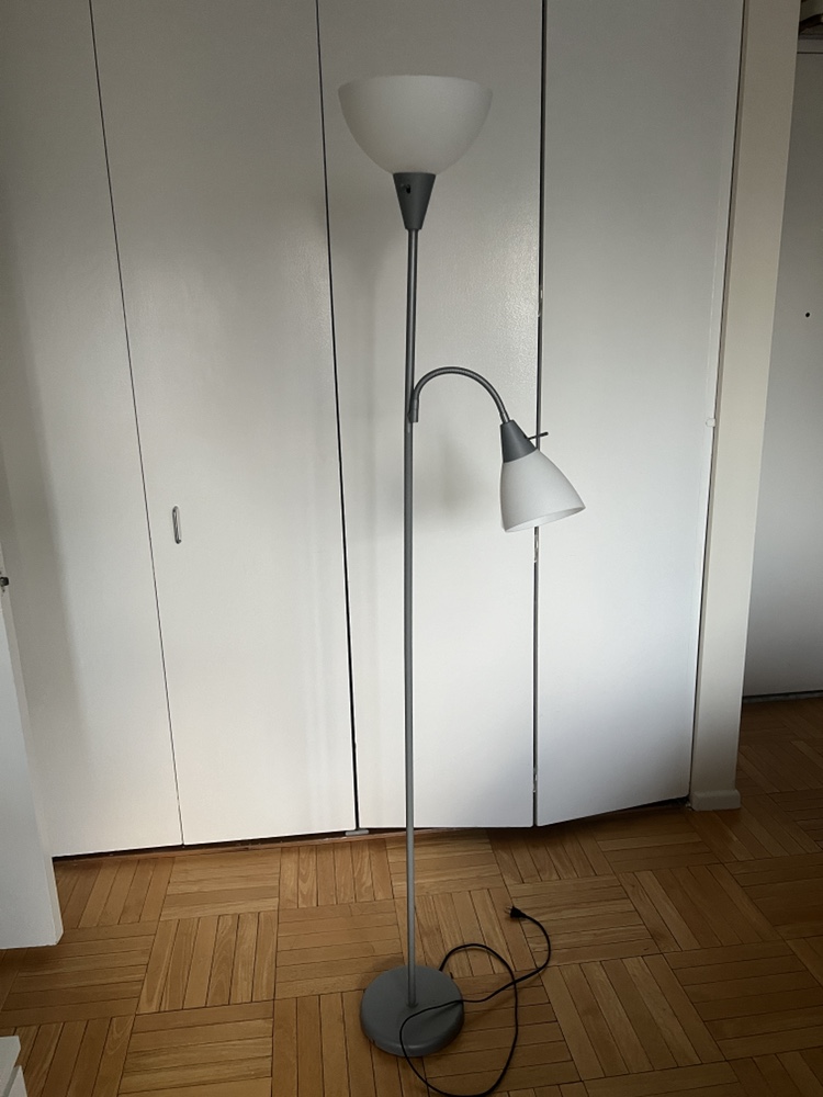 White Minimalist Standing Lamp