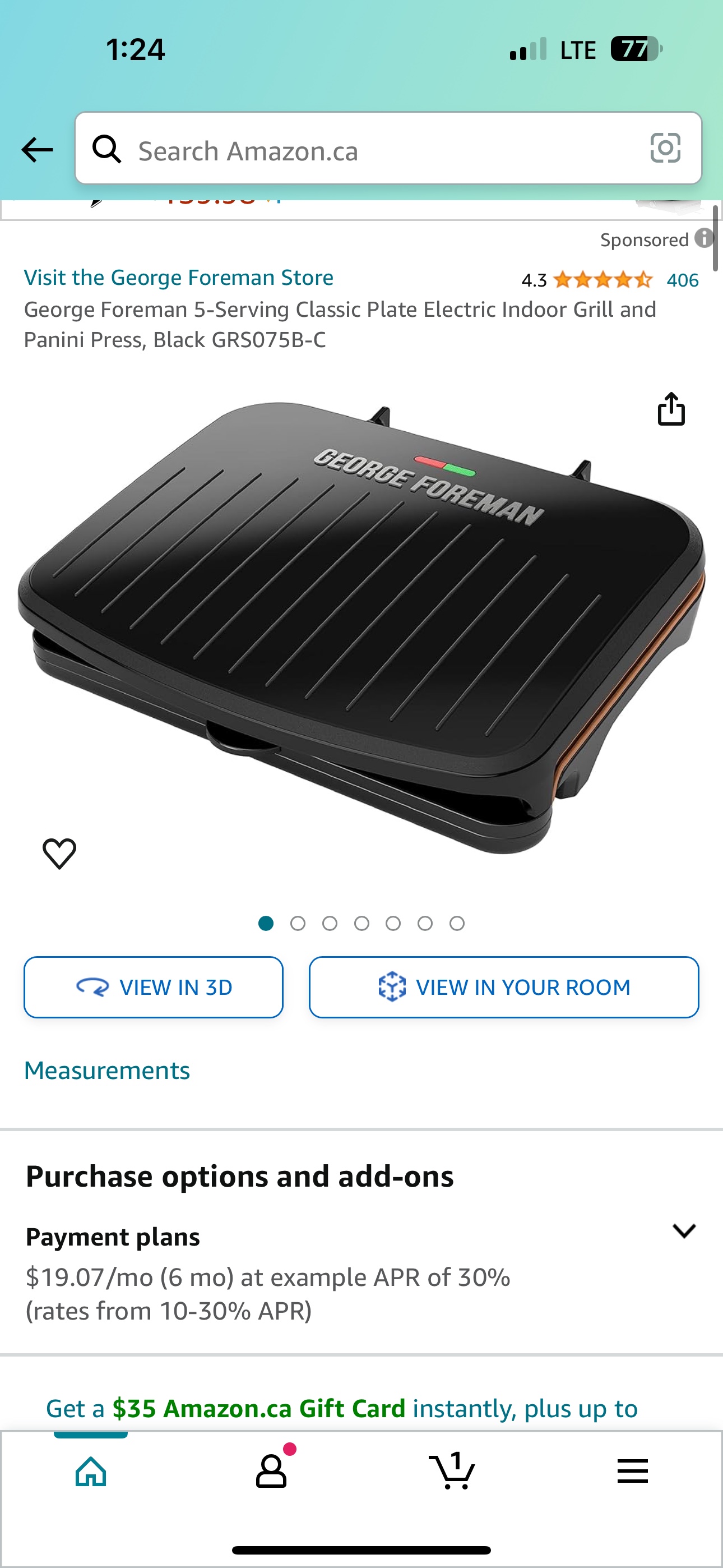 Panini grill pan