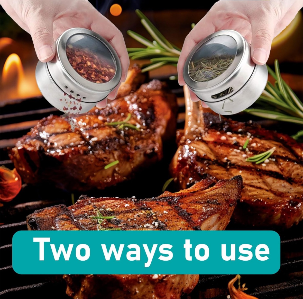 Magnetic Spice Jars (Set of 2) image indicator(3)