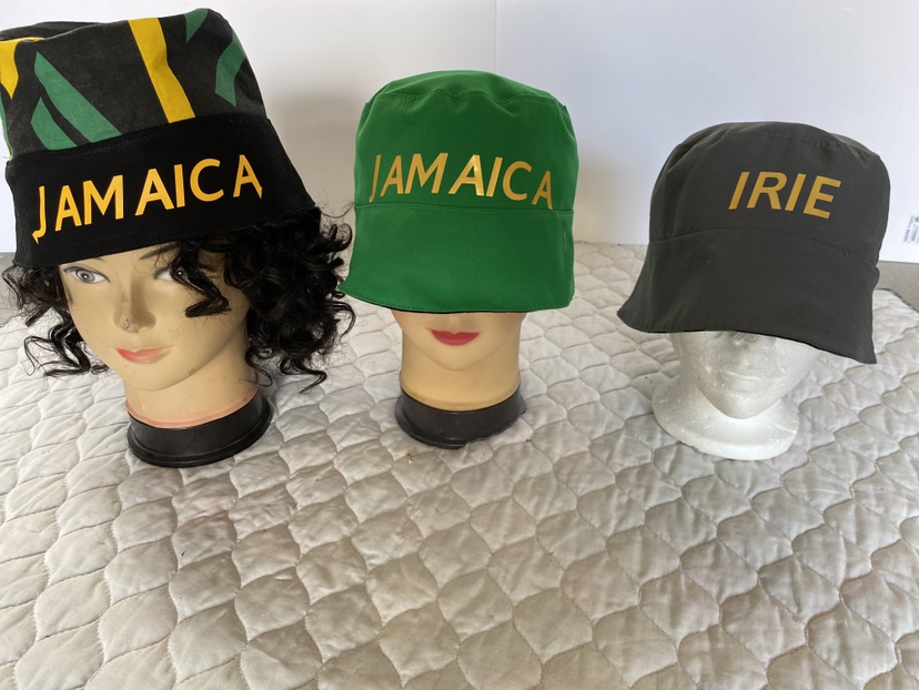 Jamaica & Irie Bucket Hats and reversible