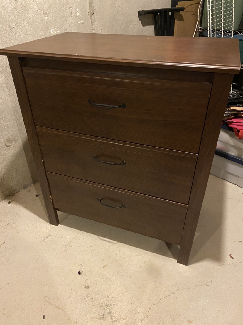 3 drawer, IKEA dresser - photo 4