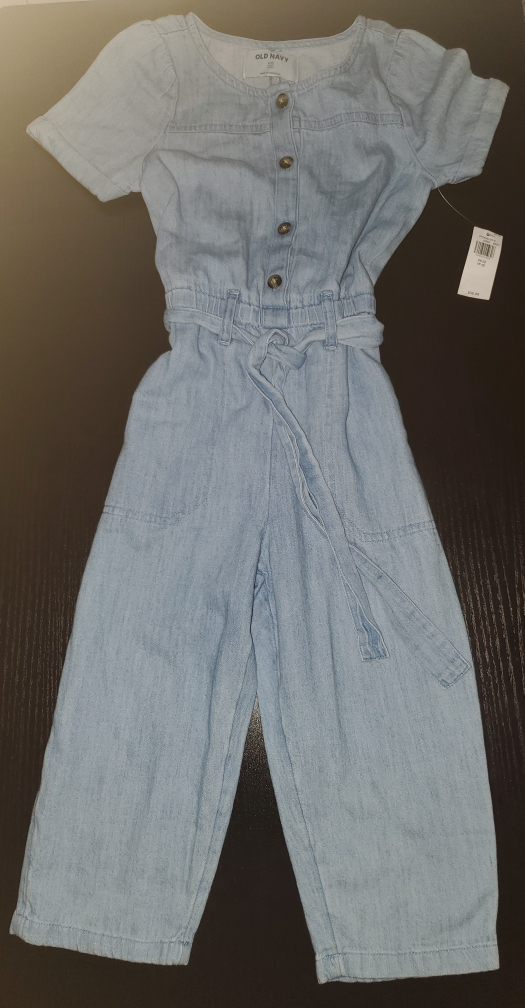 Kids Capri Jean Jumpsuit (Girls)
