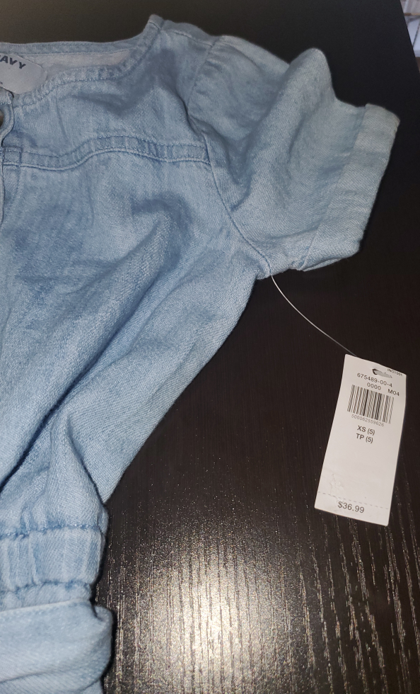 Kids Capri Jean Jumpsuit (Girls) - photo 3