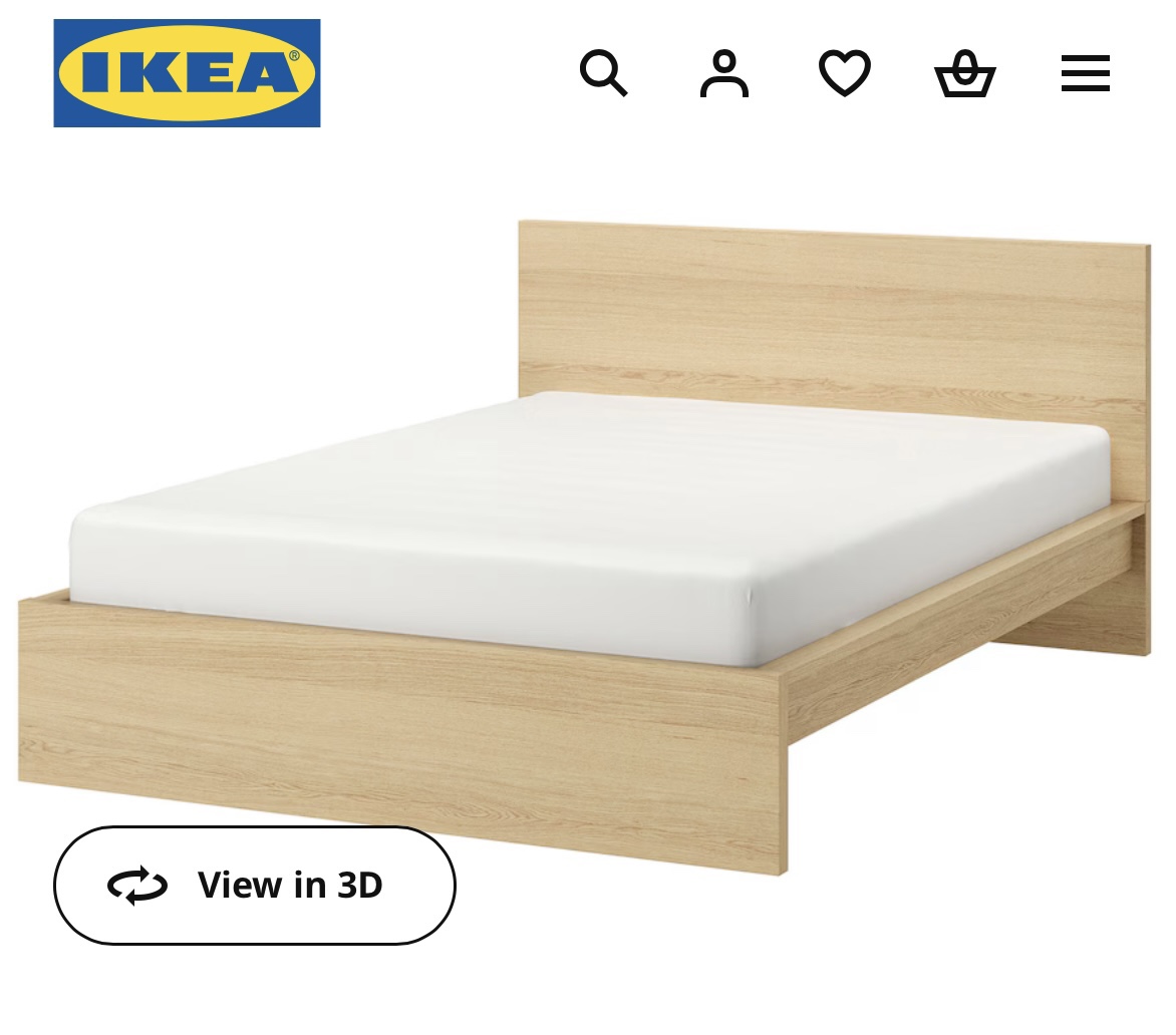 IKEA Queen Size Bed Frame