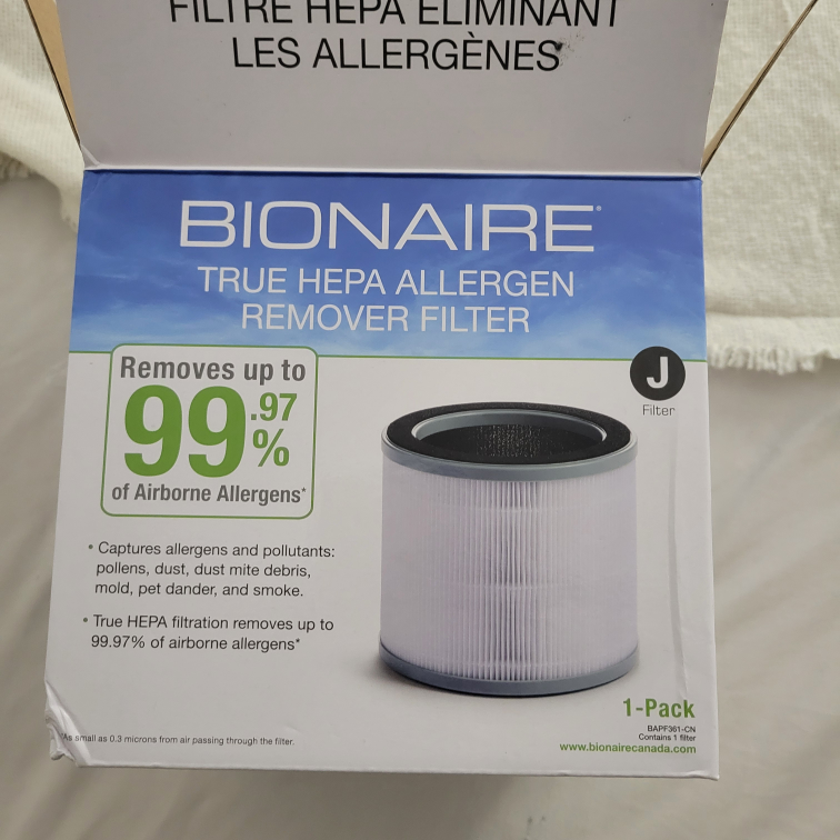 #freecycle NEW Bionaire True HEPA Allergen Remover Filter image indicator(2)