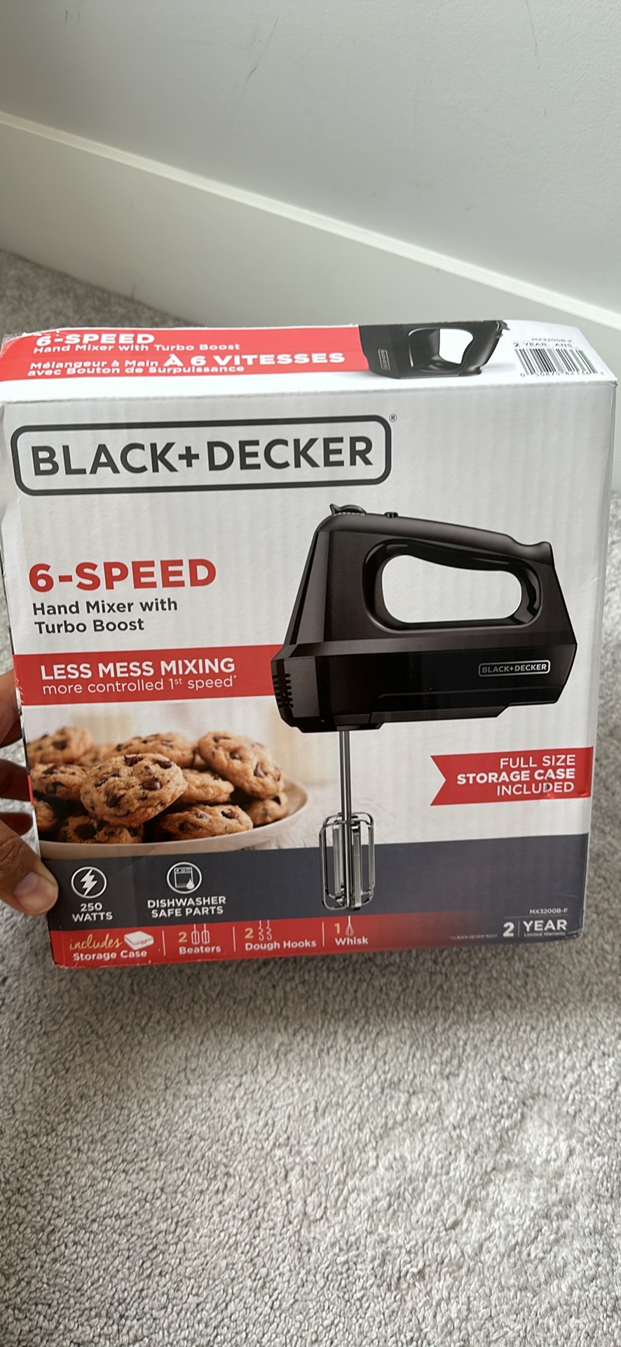 Black+Decker 6-Speed Hand Mixer