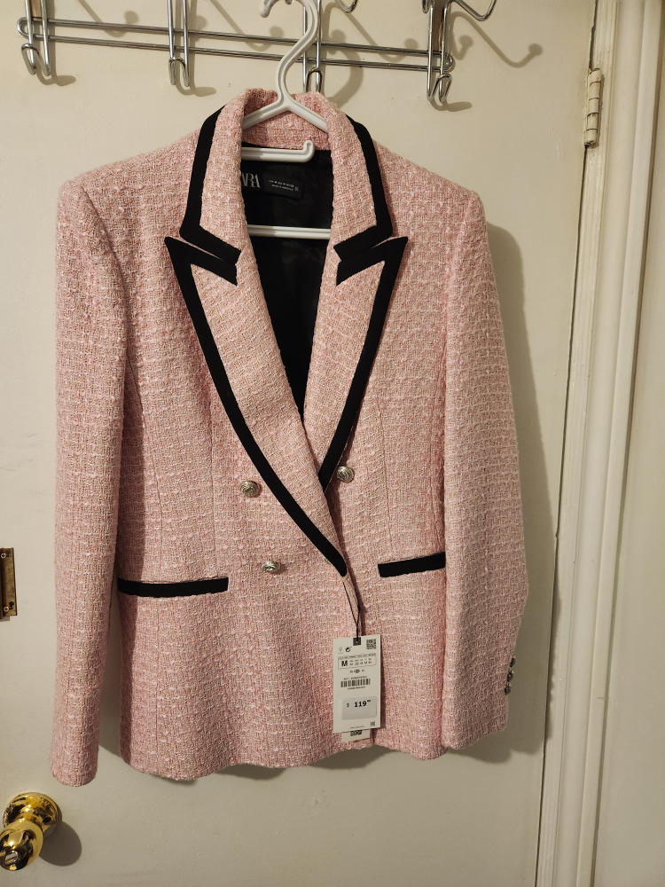 Zara Pink Blazer (M)