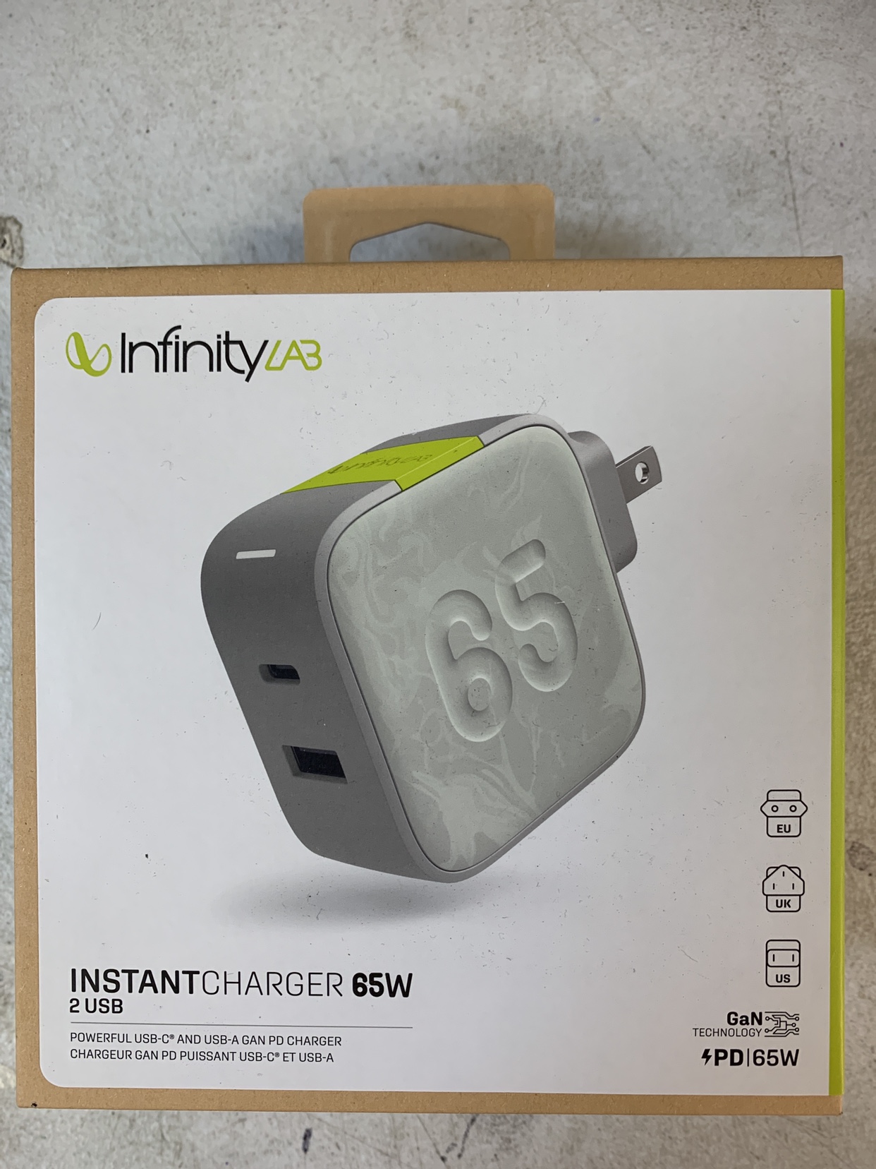 InfinityLab 65W Instant Charger