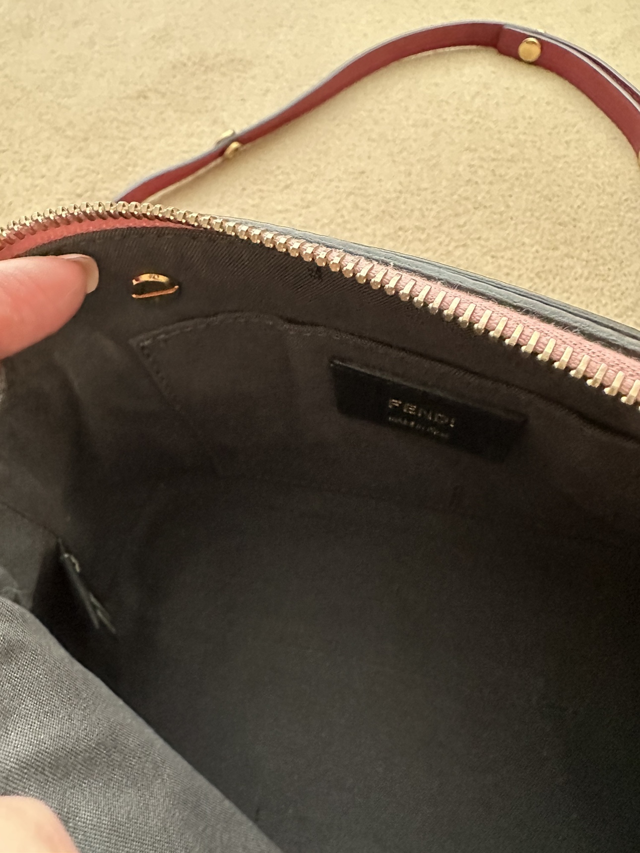 Fendi By the Way Tri Colour Leather Crossbody Bag image indicator(4)