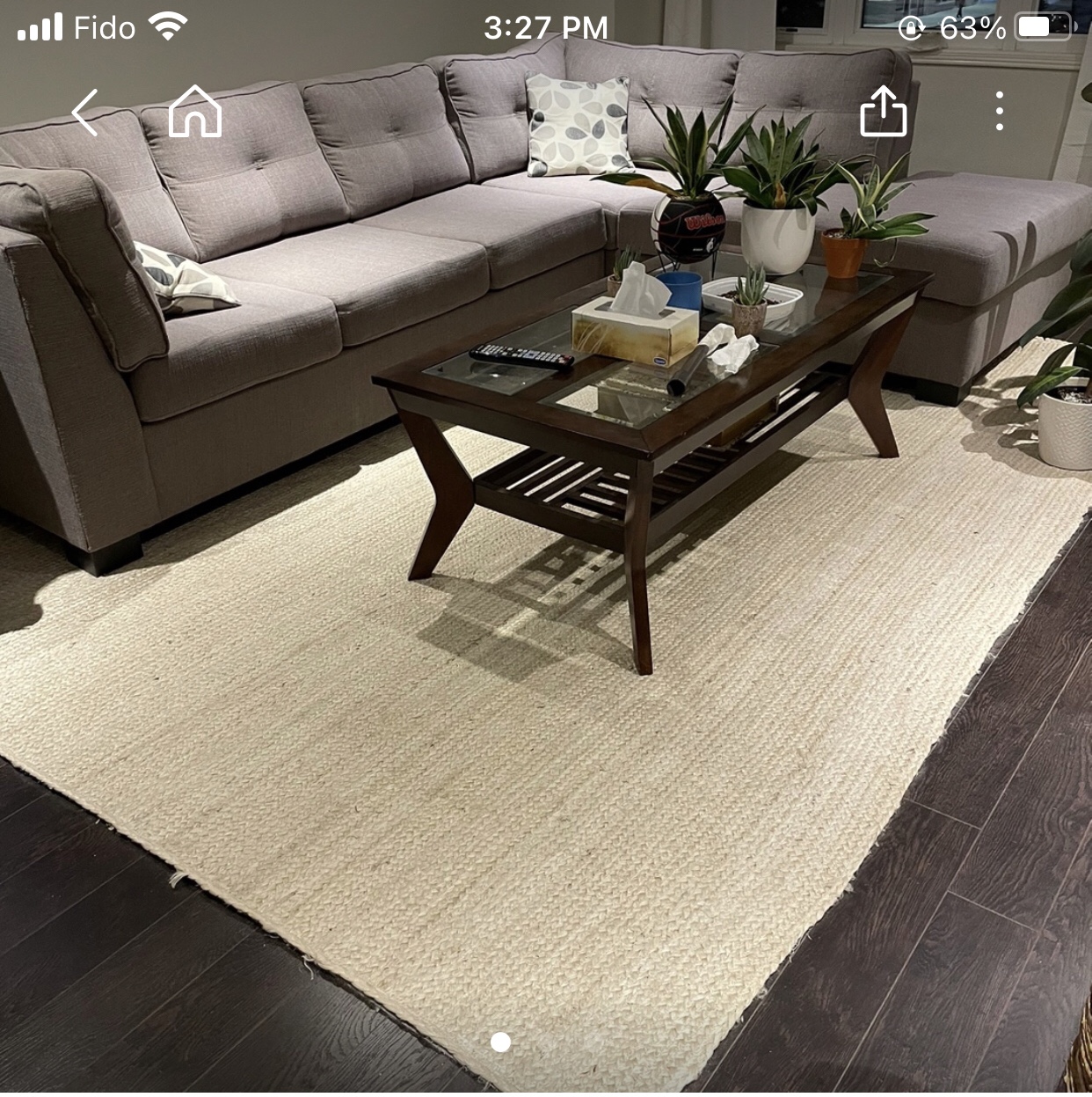 Carpet Maui Jute Braided Rug 8’ x 10’
