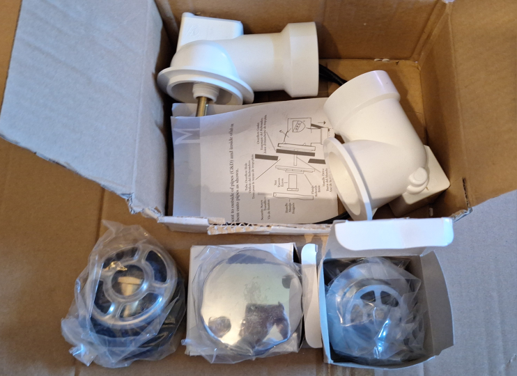 MB138883 Chrome Decorative PVC Bathtub Cable Drain image indicator(2)