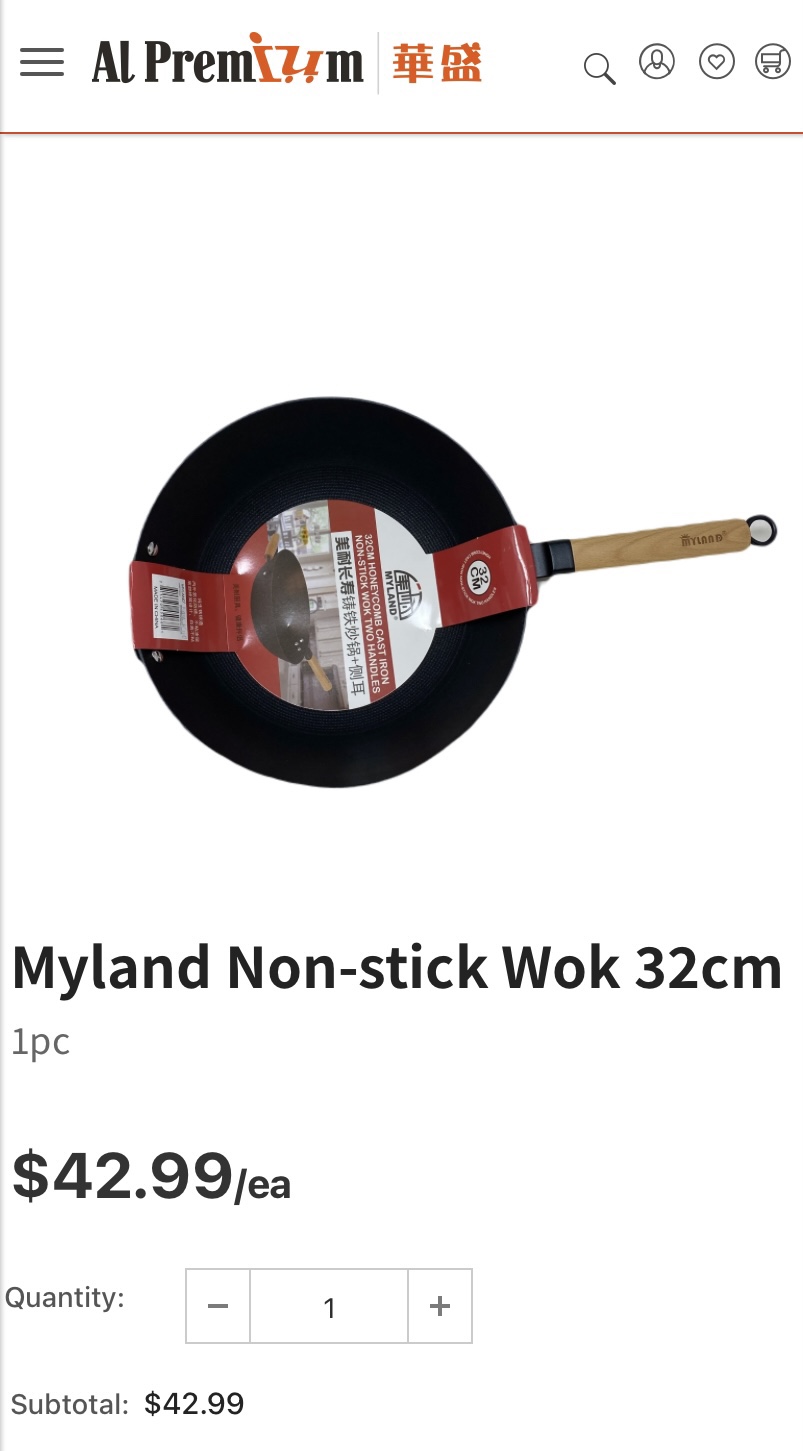 MYLAND Cooking Wok and Lid - Large image indicator(4)