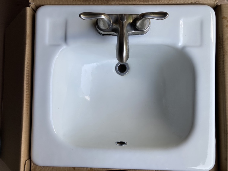 Vintage Cast Iron Bathroom Sink image indicator(2)