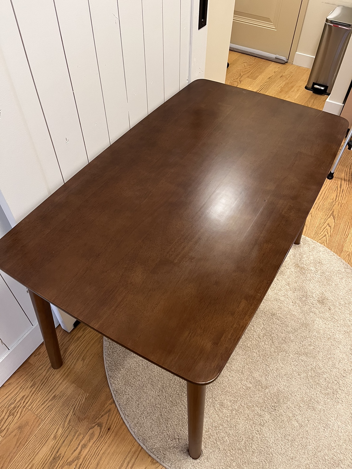 Mid-Century Modern Wooden Dining Table - photo 2