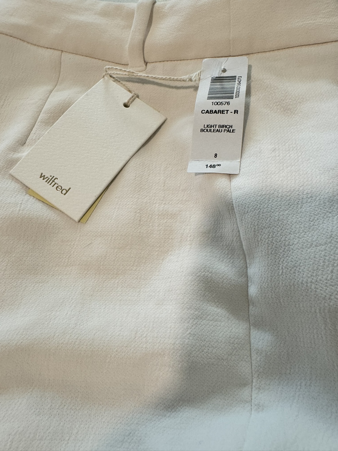 Aritzia Cabaret Pants Size 8. Light Birch image indicator(2)