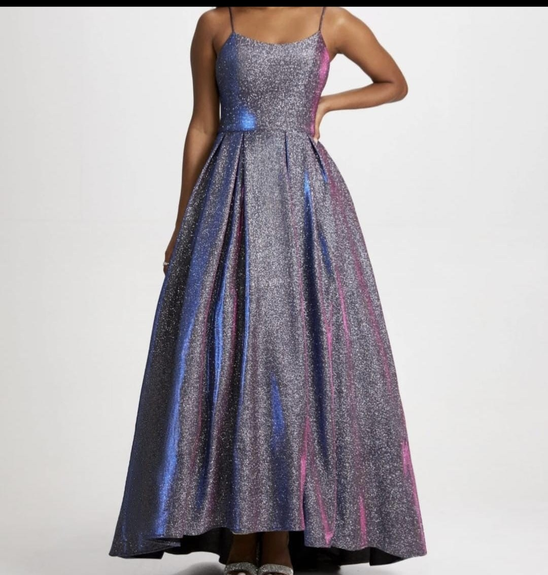 Sparkly Purple and Blue Long Dress