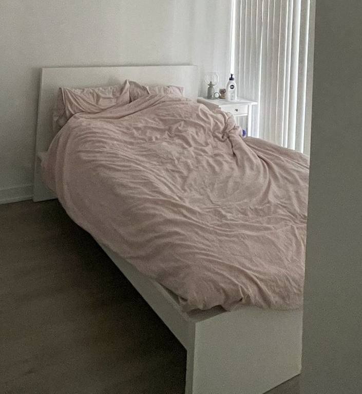 IKEA MALM Double/ Full Bed Frame with Mattress | MOVING SALE❤️‍🔥
