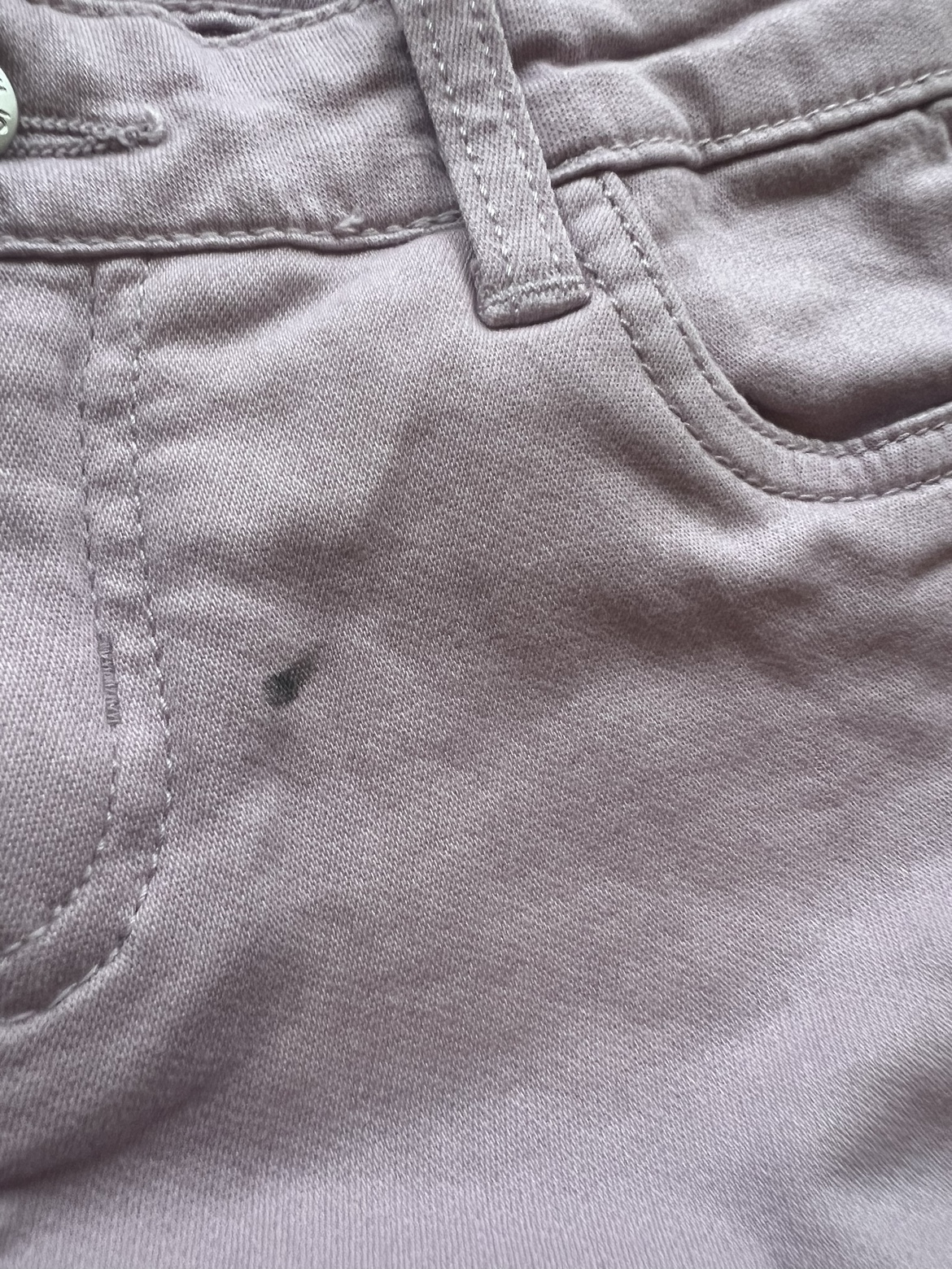 Girls Light Purple Jeans Pants image indicator(7)