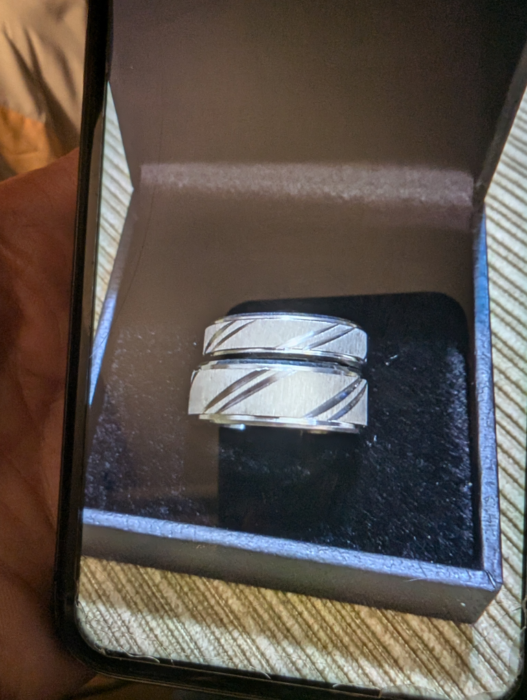 Mens and womens Wedding Band