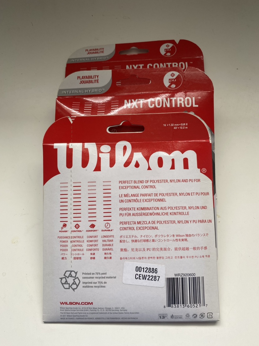 Wilson NXT Control - String - 16 Guage - Set of 5 - photo 2
