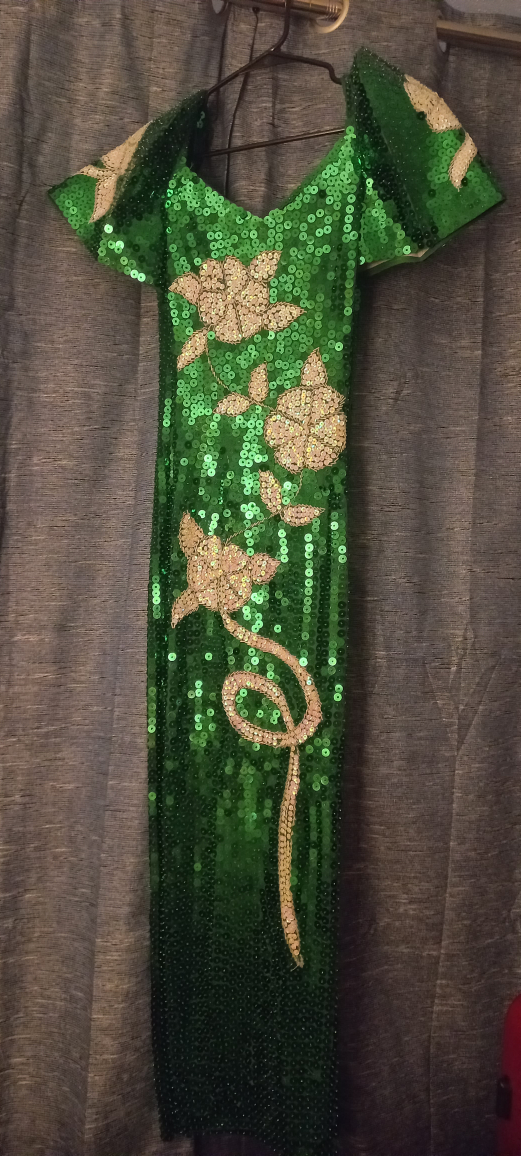 Preloved Green Sequin Dress