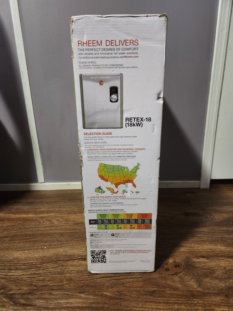 Rheem Electric Tankless Water Heater - photo 5